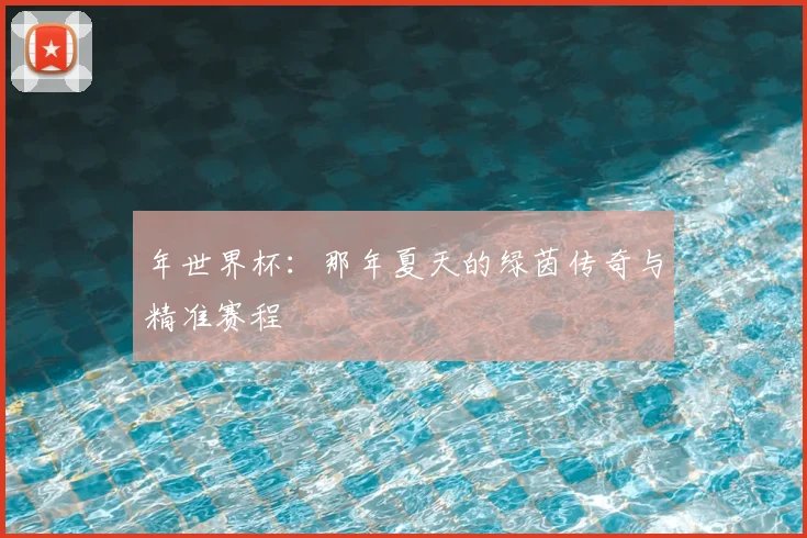 年世界杯:那年夏天的绿茵传奇与精准赛程